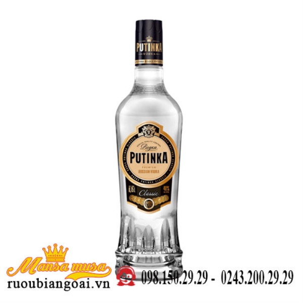 Rượu Vodka Putinka 500ml - Chi Nhánh - Công Ty Cổ Phần Thương Mại Quốc Tế An Phú Group